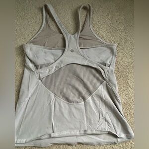 Lululemon tank top with built in bra
